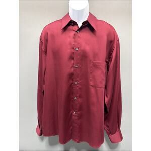 Crazy Horse A claiborne company mens button down dress shirt Size XL